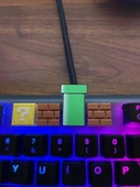 Super Mario Klavye Tuş Seti (4’lü)  Soru Bloğu, Boru ve Tuğla  Mekanik Klavye Uyumlu Keycap - 3