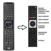 BEKO Mikrofonlu Ses Komutlu Kumanda-Yedeği - 1