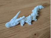 Eklemli Kemik Ejderha Figürü  Hareketli Oyuncak, Koleksiyonluk Masaüstü Dekoratif Ejder thumbnail 2