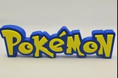 Pokemon Logo Standı Masaüstü Süs Çocuk Odası Dekoru Oyuncu Figürü Hediyelik Aksesuar - 1