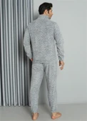 Moda Çizgi WelSoft Polar Fermuarlı Erkek Pijama Takımı 6840 thumbnail 4