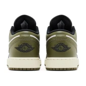 Air Jordan 1 Low Black Toe Medium Olive thumbnail 4
