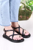 Fort 099-103 Fls Toka Detaylı Parmak Arası Kadın Sandalet thumbnail 3