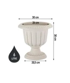 Omnipazar SO-N000 Nergiz Dekoratif Saksı Takımı 6 Litre No 0 thumbnail 5