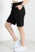 Kompakt 2 İplik Uzun Şort Siyah thumbnail 1
