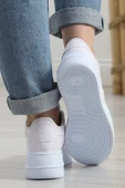 Kalın Taban Şeritli Günlük Ayakkabı Beyaz thumbnail 8