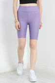 Fitilli Biker Tayt Mor thumbnail 1