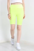 Fitilli Biker Tayt Neonsarı thumbnail 1