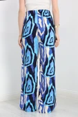 Desenli Dokuma Pantolon Mavisarı thumbnail 6