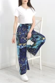 Desenli Dokuma Pantolon Mavisaks thumbnail 5