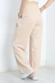 Pileli Pantolon Bej thumbnail 6