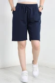Kompakt 2 İplik Uzun Şort Lacivert thumbnail 2