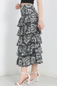 Kat Kat Uzun Etek Siyahindigo thumbnail 3