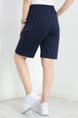 Kompakt 2 İplik Uzun Şort Lacivert thumbnail 6