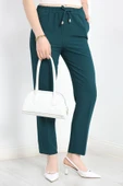 Dabıl Bağcıklı Pantolon Zümrüt thumbnail 5