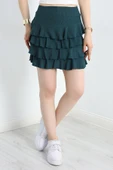 Kat Kat Bürümcük Mini Etek Zümrüt thumbnail 1