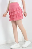 Kat Kat Bürümcük Mini Etek Pembe thumbnail 6