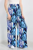 Desenli Dokuma Pantolon Mavisarı thumbnail 4