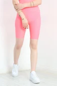 Fitilli Biker Tayt Neonpembe thumbnail 1