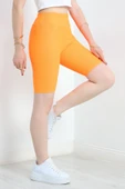 Fitilli Biker Tayt Oranj thumbnail 5