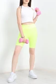 Fitilli Biker Tayt Neonsarı thumbnail 2