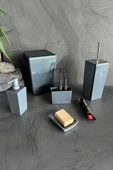 Biga 5 Parça Banyo Seti Gri - 1