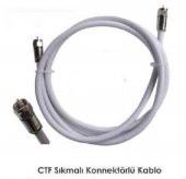 Next RG6 U4 Sıkmalı Konnektörlü Uydu Anten Kablosu - 20 Metre - 1