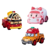 Nessiworld  POLI ZR-913 Robocar Poli Gogo City Seri Ambar,Roy,Mark Oyun Seti thumbnail 4