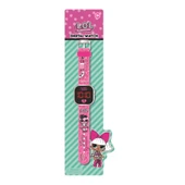 Miniflak LOL Surprise! Lisanslı LOL8001 Pembe-Siyah Square Led Çocuk Saati - 2