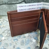 Hakiki Deri Erkek Bozuk Para Gözlü Taba Cüzdan gvn-0130 - 3