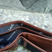 Hakiki Deri Erkek Bozuk Para Gözlü Taba Cüzdan gvn-0130 - 5