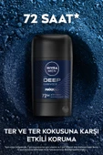 NIVEA MEN Erkek Stick Deodorant Deep Dimension Aktif Karbon 50ml, 72 Saat Anti-perspirant Koruma - 2