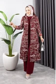 Tesettür 3 lü Takım vişne thumbnail 1