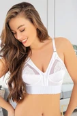 Beyaz Mideli Toparlayıcı Sütyen - 504 - 4