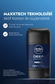 NIVEA MEN Erkek Stick Deodorant Deep Dimension Aktif Karbon 50ml, 72 Saat Anti-perspirant Koruma - 3