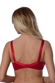 Bordo Dantelli Toparlayıcı Sütyen - 503 - 6