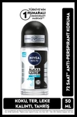 NIVEA MEN Erkek Roll-on Deodorant Black&white Invisible Fresh 50ml, 72 Saat Anti-Perspirant Ter Koruması - 1