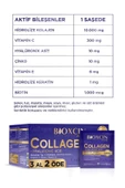 Bioxcin Beauty Collagen Toz Saşe 10.000 Mg 3 Al 2 Öde Tip 1 - Tip 3 Hidrolize Kolajen - Keratin thumbnail 6