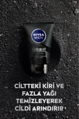 NIVEA MEN Erkek Yüz ve Sakal Temizleme Jeli Deep Dimension 100ml, Cilt Arındırıcı, Aktif Karbon - 2
