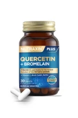 Nutraxin Quercetin Bromelain 30 Tablet - Kuersetin, Bromelain, Çörek Otu, C Vitamini, Isırgan Otu thumbnail 3