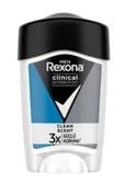 Rexona Clinical Protection Erkek Stick Deodorant Clean Scent 3x Güçlü Koruma 45 ml - 1