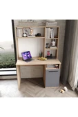 Afilli İzmir Cocuk Odası Takımı Tamamı Mdf Flora Ve Antrasit - 8
