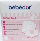 BEBEDOR GÖĞÜS PEDİ 40LI ULTRA İNCE 1MM - 1