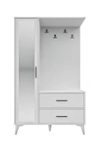 Afilli Oslo Aynalı Portmanto Vestiyer Tamamı Mdf 7 Yıl Garantili - 5