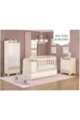 Afilli Sw 703 A Swing Bebek Odası Takımı Somon - 1