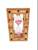 Ahşap Işıklı Kum Saati - 1