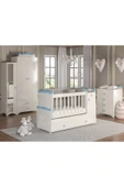 Afilli Bby 950 Büyüyebilen 3 Kapılı Bebek Odası Takımı Mavi - 1