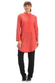 Akasya Şile Bezi Yazlık Tunik Mercan Mrcn S Mercan thumbnail 6