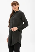 Akasya Şile Bezi Yazlık Tunik Siyah Syh 3XL Siyah thumbnail 3