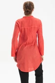 Akasya Şile Bezi Yazlık Tunik Mercan Mrcn M Mercan thumbnail 2